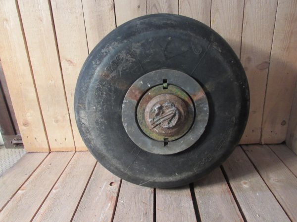 SOLD MIG-15 fighter aircraft front wheel and tyre