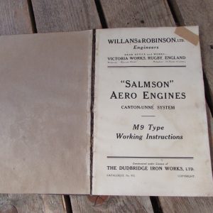 Rare 1916 Salmson Aero engines book