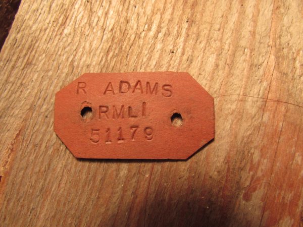 Grave marking tag WWII
