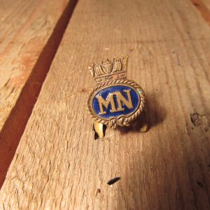 Merchant navy sweetheart lapel badge
