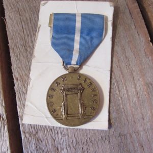 Korean service medal U.S.A.