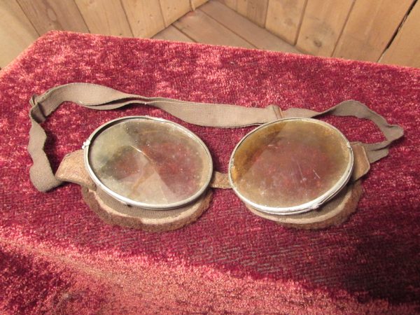 Rare Pair of RFC Flying Goggles