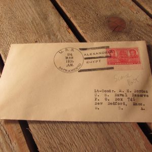 U.S.S. Sacramento letter (scarce postmark)
