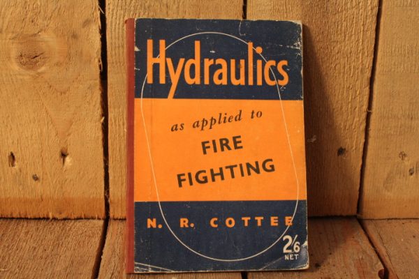 1941 Hydraulics for fire fighting book