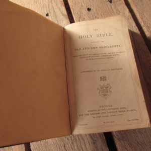WW1 BIBLE