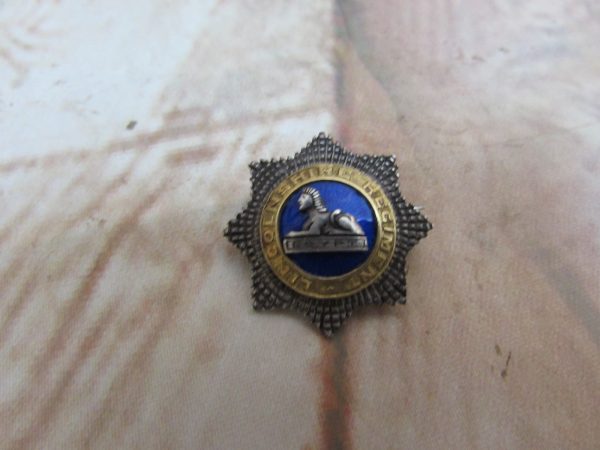 Lincolnshire reg, enamelled lapel badge