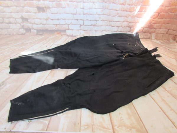 WW2 GERMAN OFFICER'S BLACK BREECHES