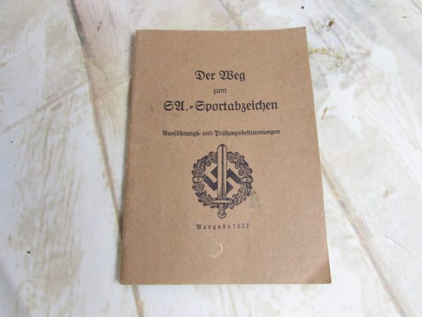 German SA guide to the Sports Badge 1937