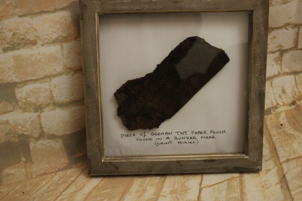Piece of TNT paper pouch from German Bunker