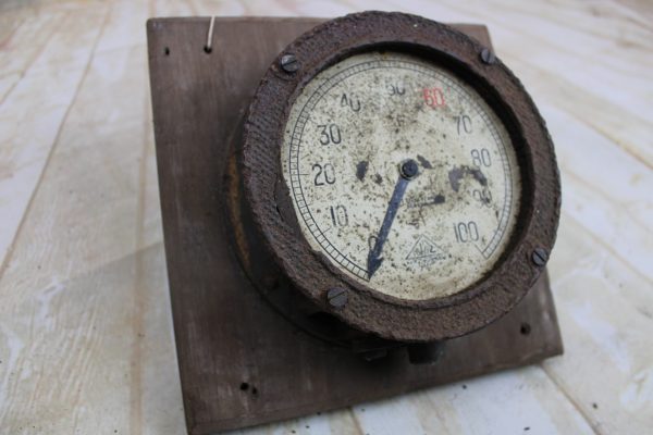 Fuel Gauge from North Weald Airfield.