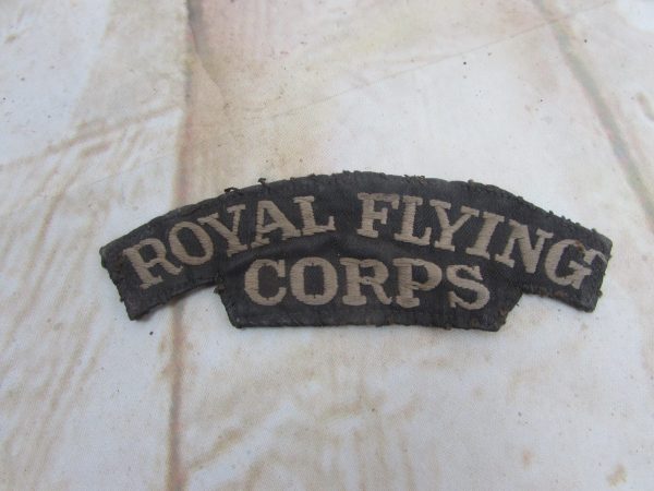 Royal Flying Corps , WW1 cloth shoulder title