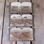 3x stereoscope card images WW1 1
