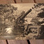 Black & White photo of WW2 Railway Gun (British) 1