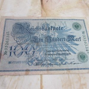 German 100 mark note, 1908