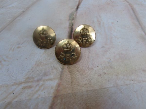 WW1, RFC Brass Buttons