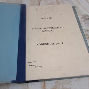 WW2 Naval Storekeeping Manual dated 1940 - Image 4
