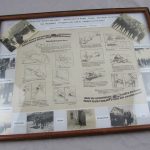 1944 framed photo's and a Panzerfaust Pamphlet