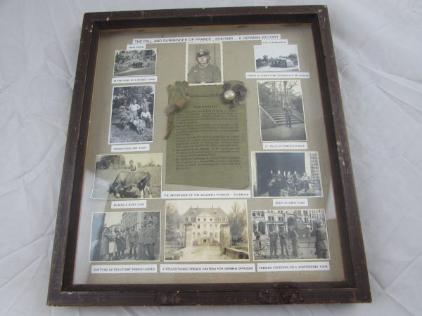 The Fall of France 22/6/1940 framed items