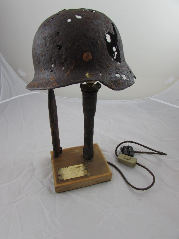 WW2 Lamp made from German Relics (Falaise Pocket)