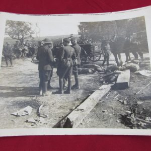 Selection of large black and white photos (original) of WW1 front line - Image 3