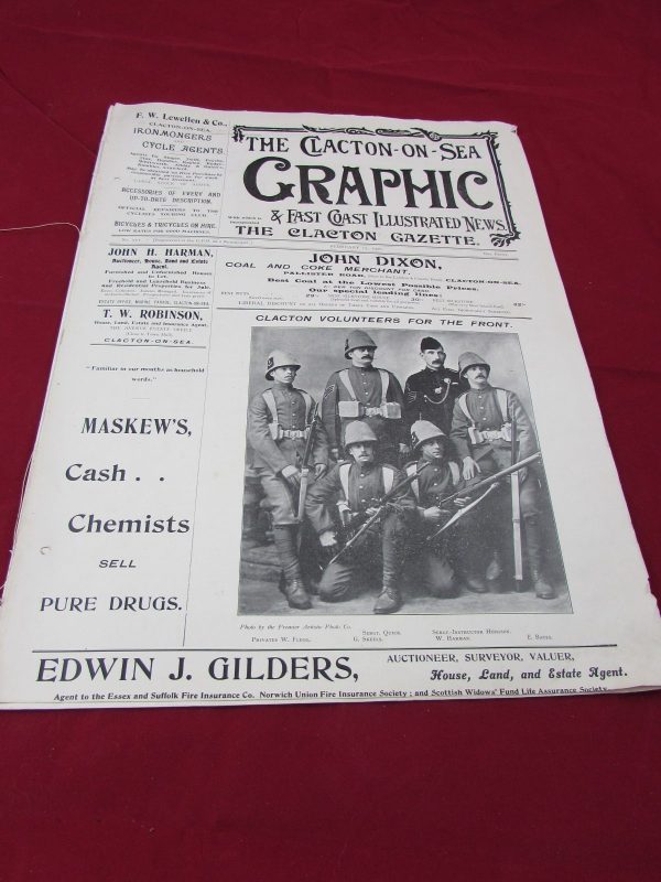 Clacton on sea Graphic , 1900 Boer War