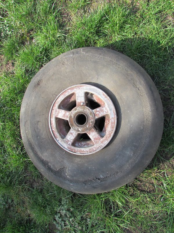Fairey Swordfish main wheel and tyre.