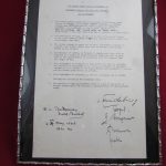 WW2 Copy of Surrender Document 1945
