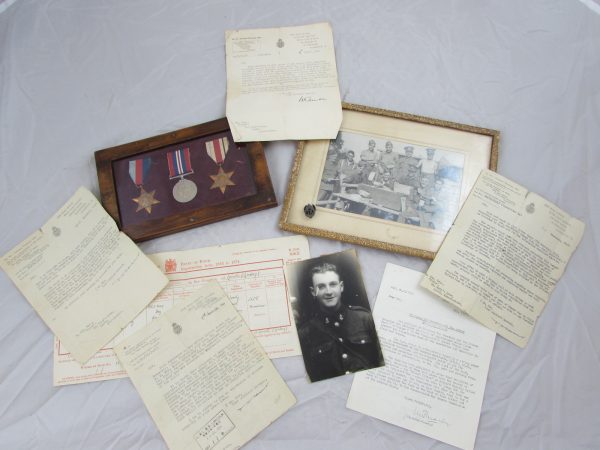 Collection of Medals and Paperwork WW11,, Missing