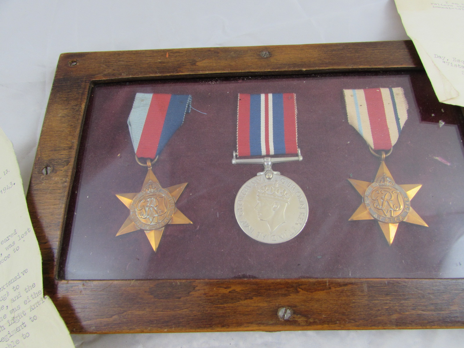 WW2 Collection of Medals and Paperwork , missing in action - Antiqurio ...