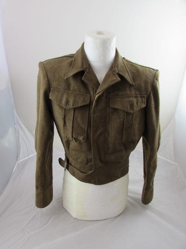 FRIZMWORKS British Battle Dress Trucker Jacket - Olive | Garmentory