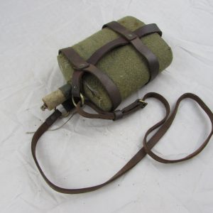 1940 Dated Home Guard Leather Water Bottle Set