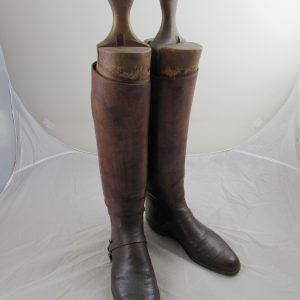 WW1 Cavalry Man's High Leather Boots