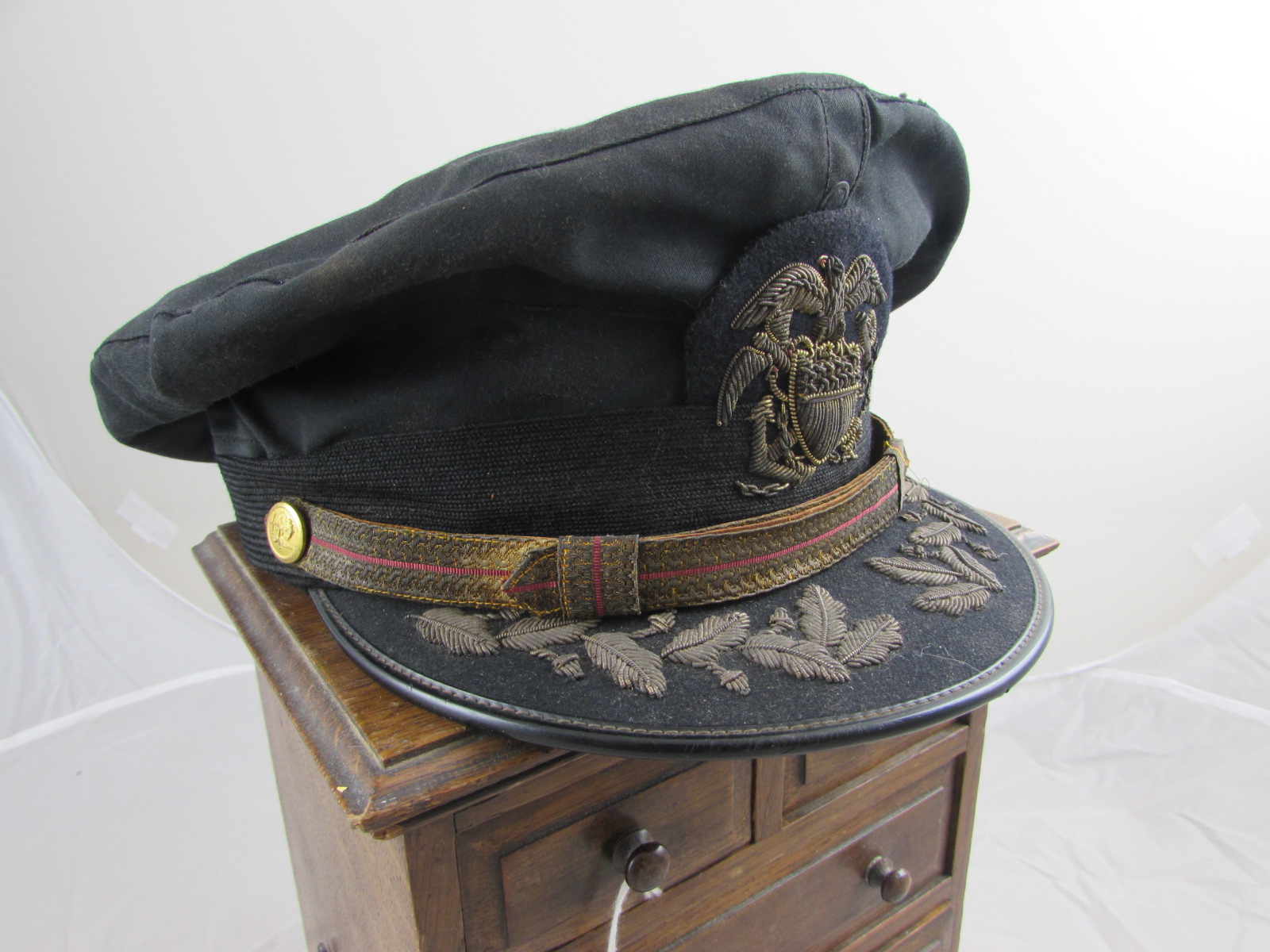WW11 US Navy Command Officer's Combination Hat