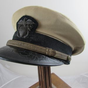 WW11 US Navy Junior Officer's Visor Hat (named)