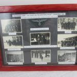 WW11 German Cap Eagle Framed with Photo's