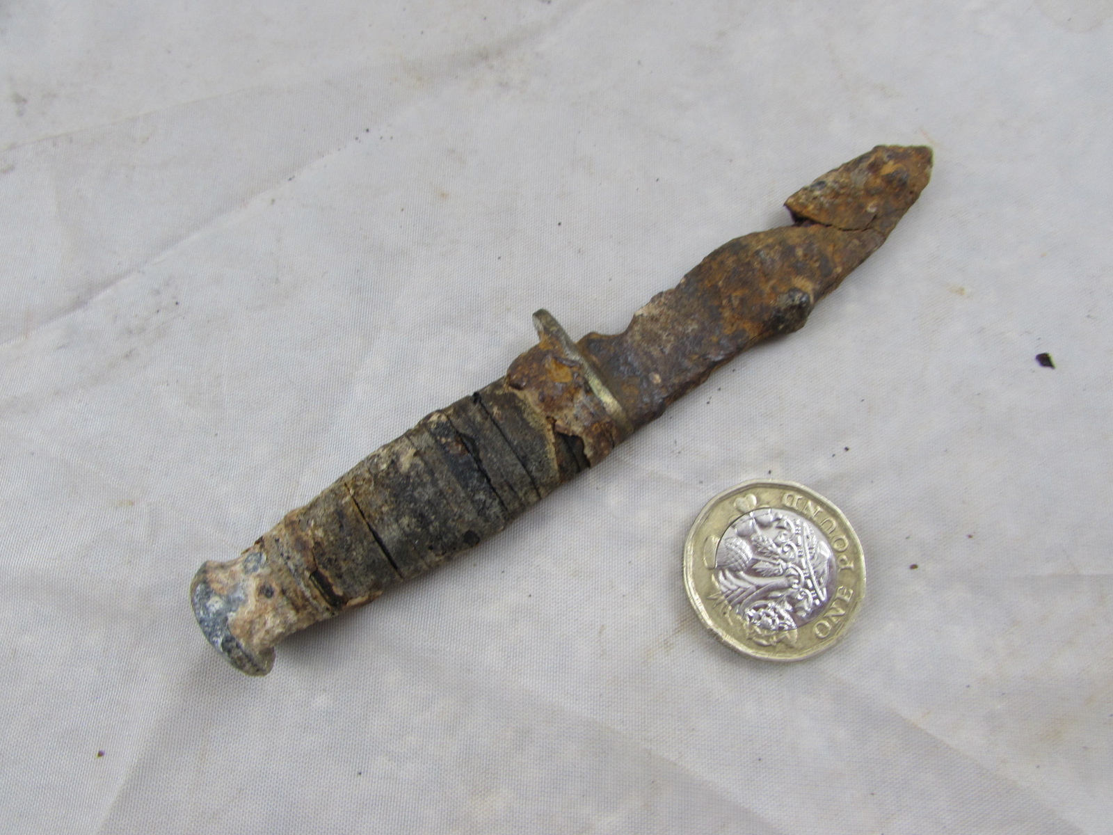 WW11 British Knife recovered from Caen France