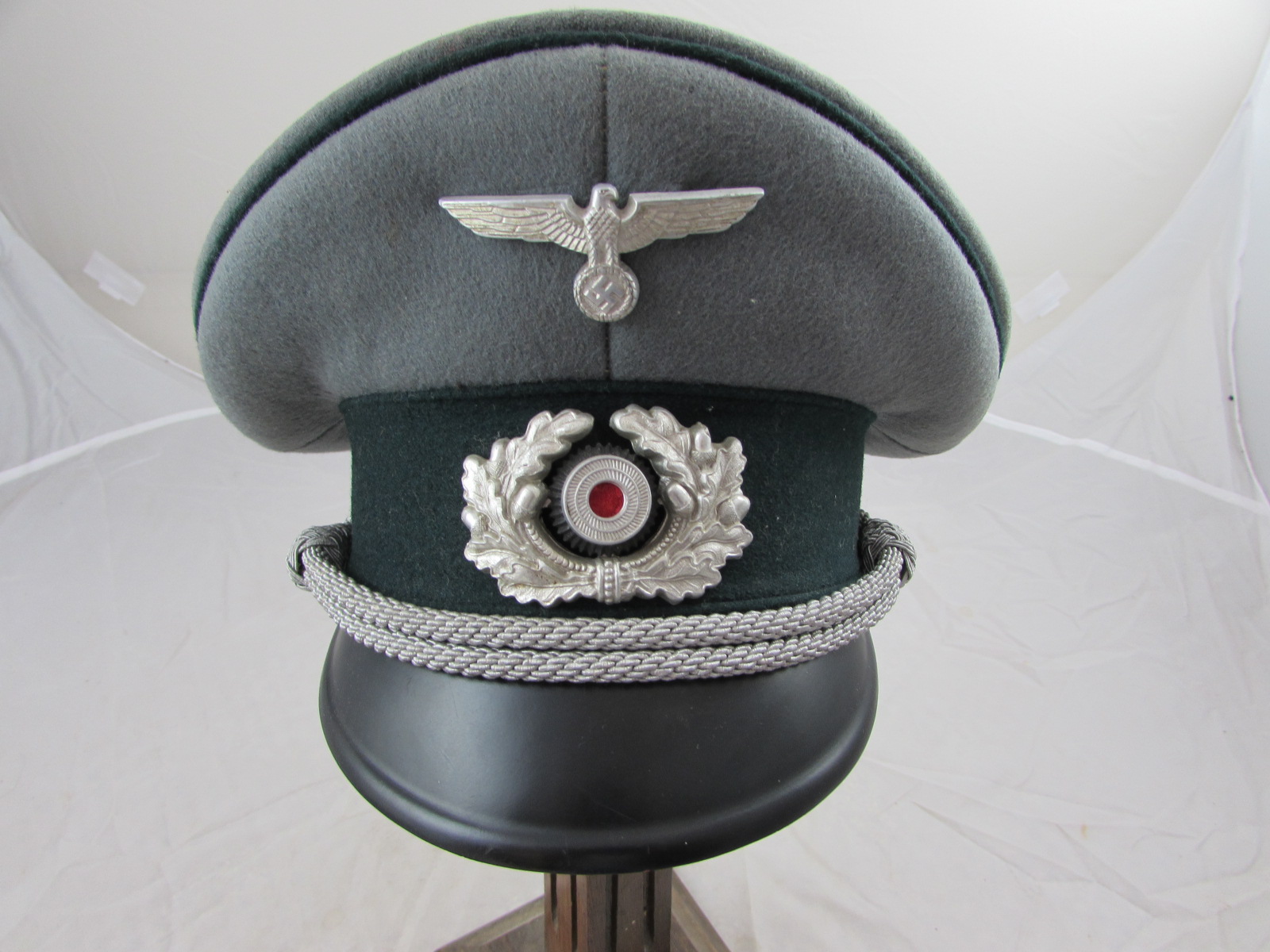 WW2 German Army Administration Officer's Peaked Cap (original)