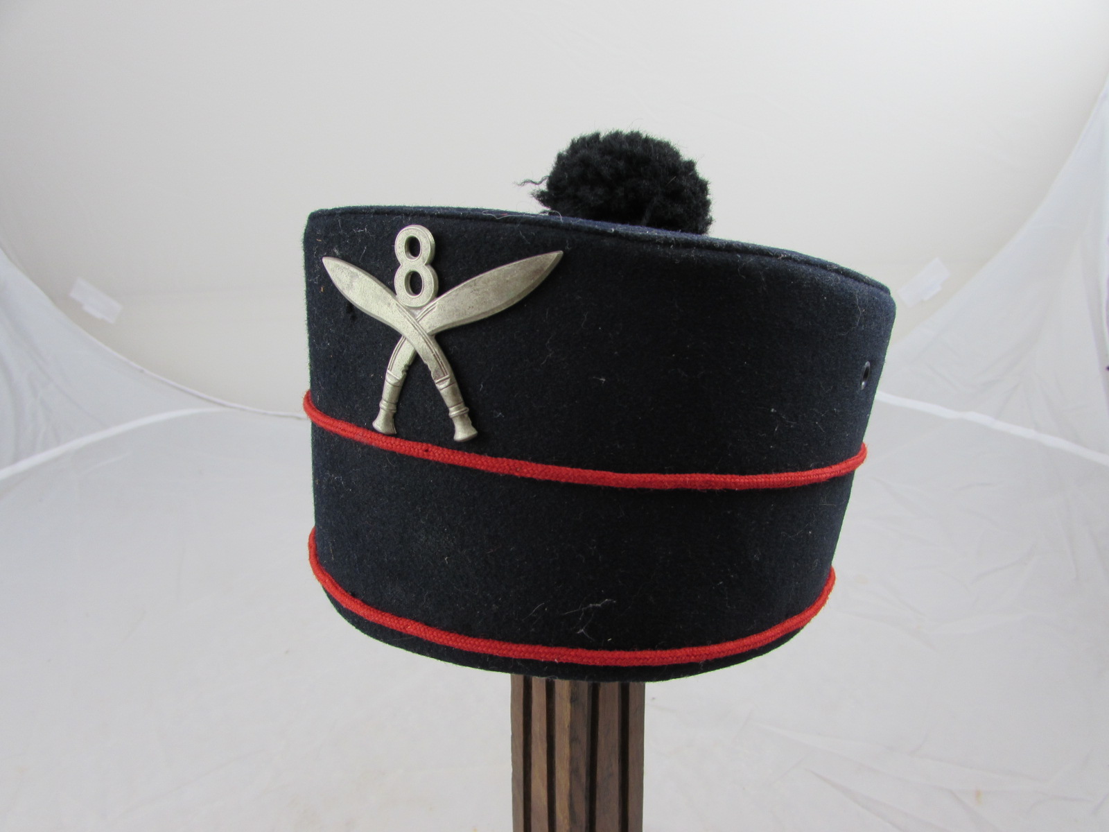 WW2 Gurka Pill Box Hat dated 1940