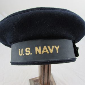 WW2 U.S. Navy Enlisted Mans Blue Cloth Cap