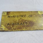 WW2 ,Ministry of Aircraft wooden sign