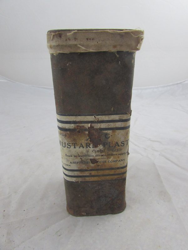 WW1 Tin of Mustard Plaster