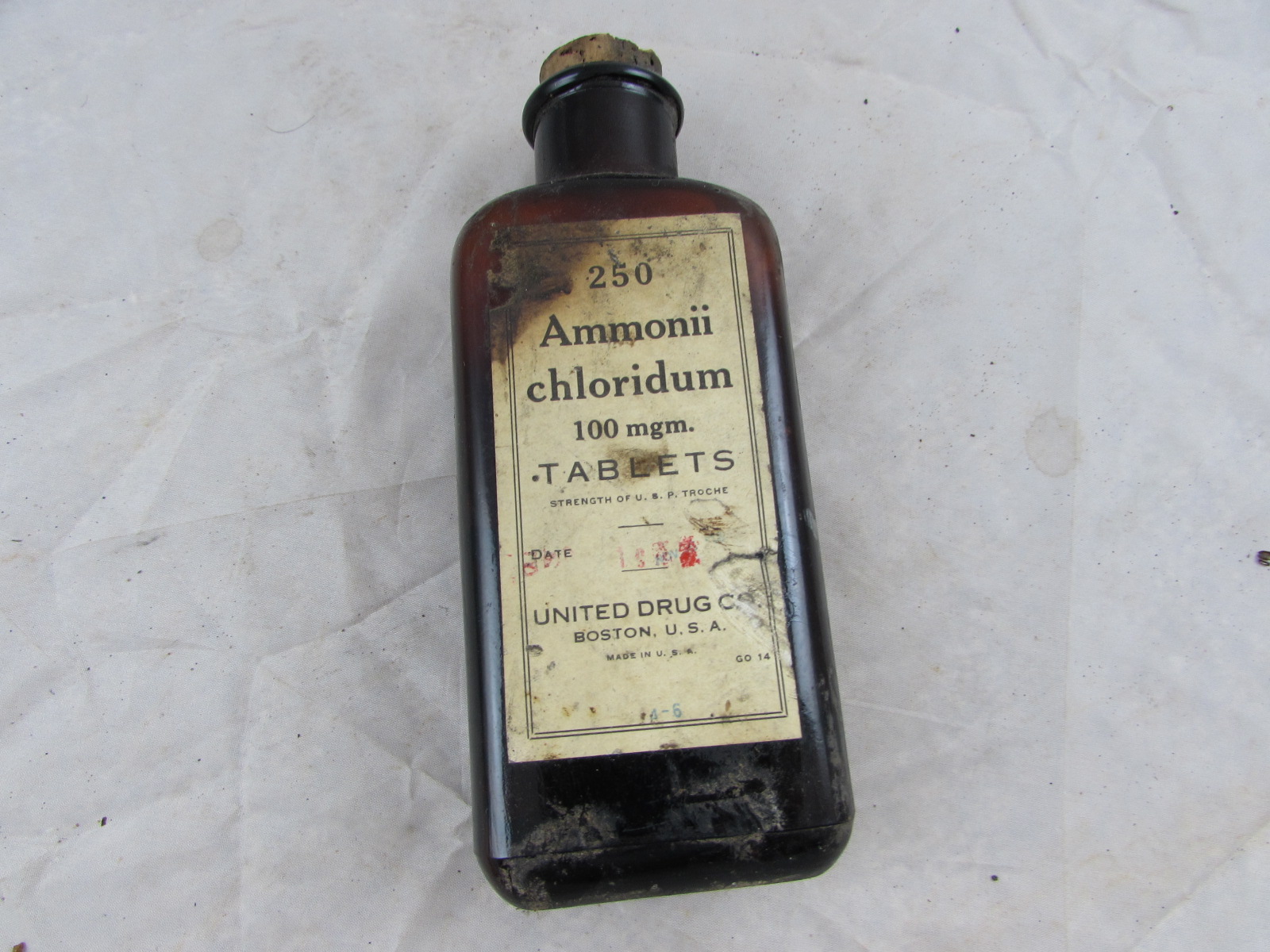 WW1, Ammonii Chloridum, For Horses