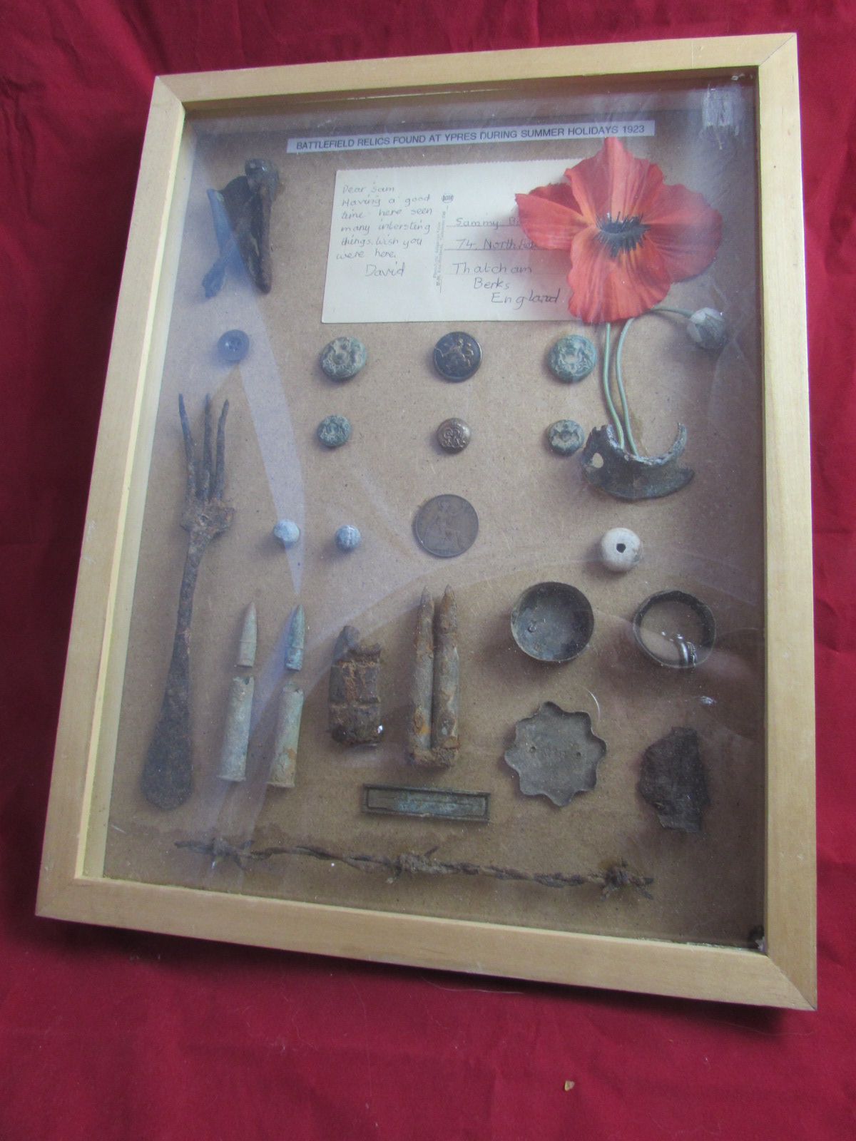 WW1 Battlefield Relics found at Ypres
