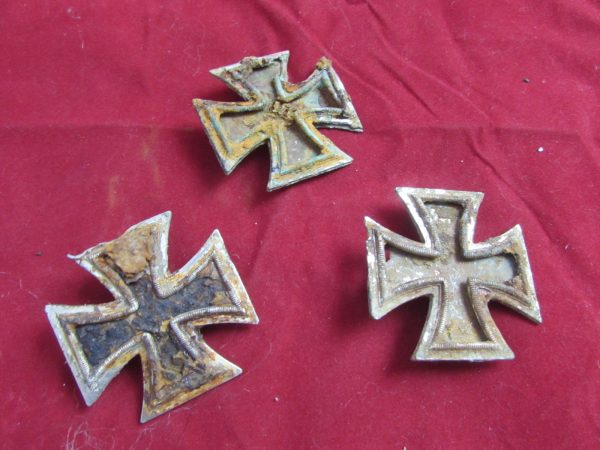 German Iron Crosses, Recovered from Battle of Stalingrad.