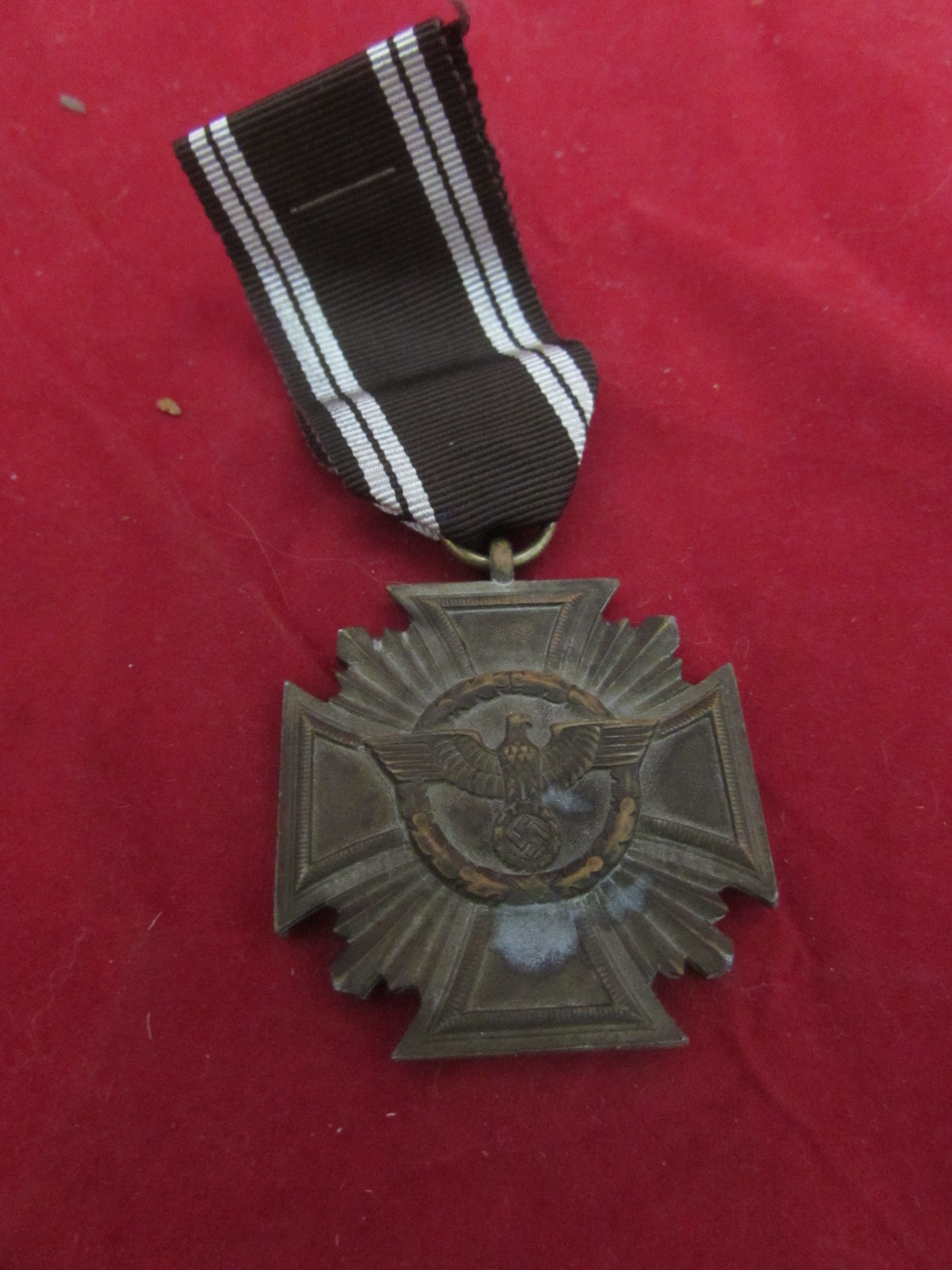 NSDAP 10 YEAR LONG SERVICE BRONZE MEDAL