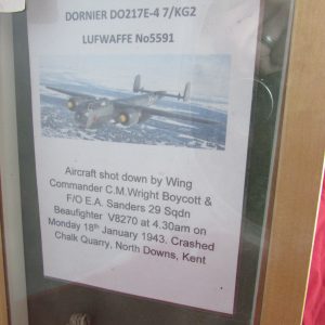 Luftwaffe Dornier DO217E-4 7/KG2 Relic Piece - Image 3