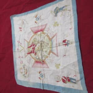 The Absent-Minded Beggar-Boer War Families Fund- Linen Handkerchief-1899-1902
