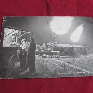 Anti Aircraft Gun , YMCA Postcard WW2