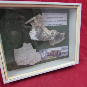 Sgt F.W.Eley Framed Battle of Britain Wreckage Fragments