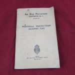 Air Raid Precautions, Personal protection Against Gas 1939